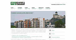 Desktop Screenshot of mpplast.sk